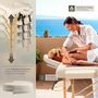 Voir la diapositive 4 : tectake Ensemble de table de massage portable pliante 3 zones largeur 70 cm et rembourrage 7,5 cm beige