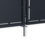 Voir la diapositive 4 : VIDAXL Portail de jardin Acier 350 x 200 cm Anthracite