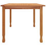 Voir la diapositive 4 : VIDAXL Table a dîner de jardin 150x90x75 cm bois massif de teck