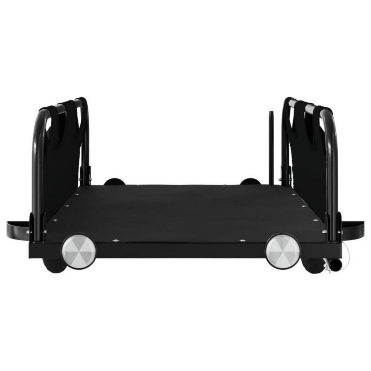 VIDAXL Remorque de vélo noir tissu oxford et fer