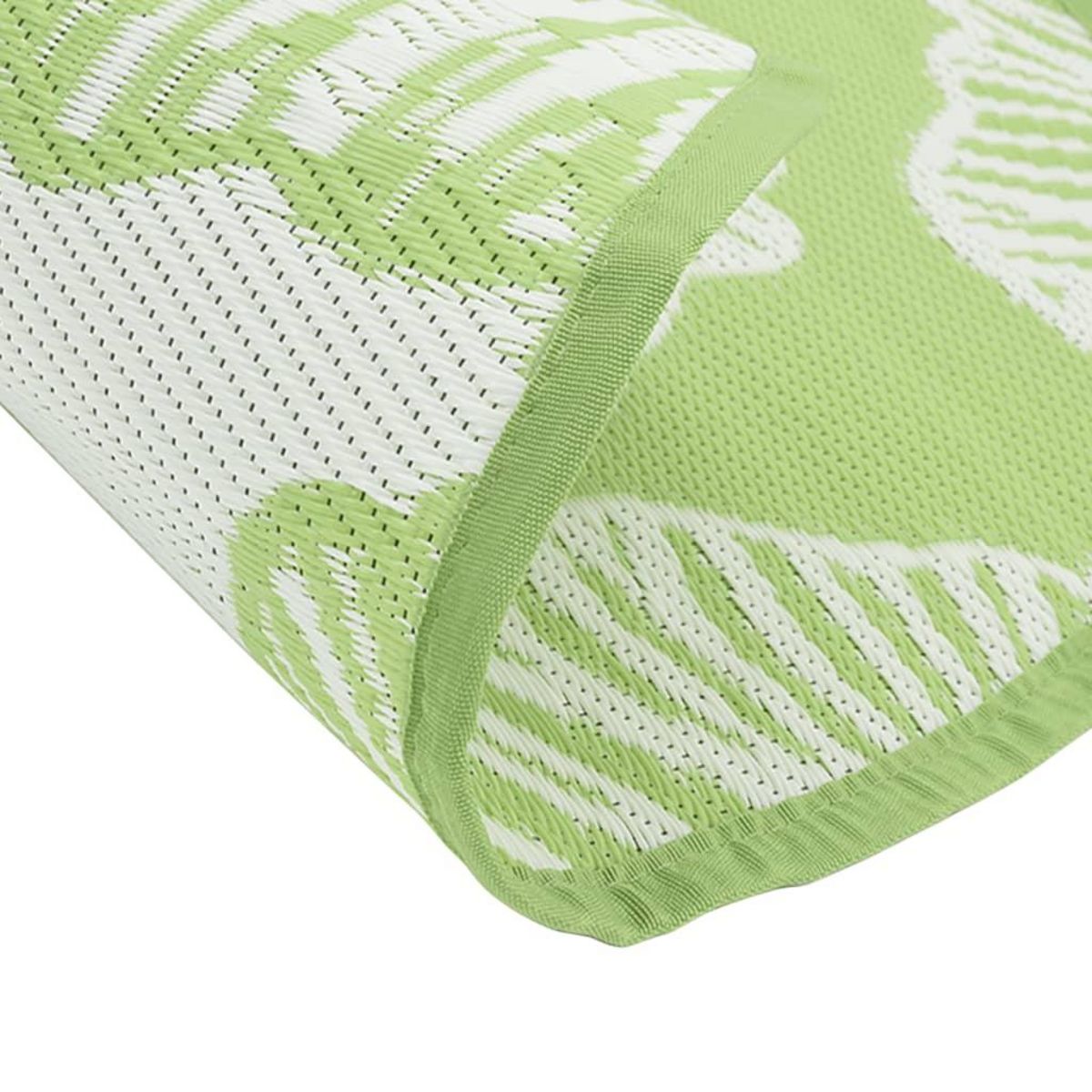 VIDAXL Tapis d'exterieur ARAKIL vert Ø200 cm PP