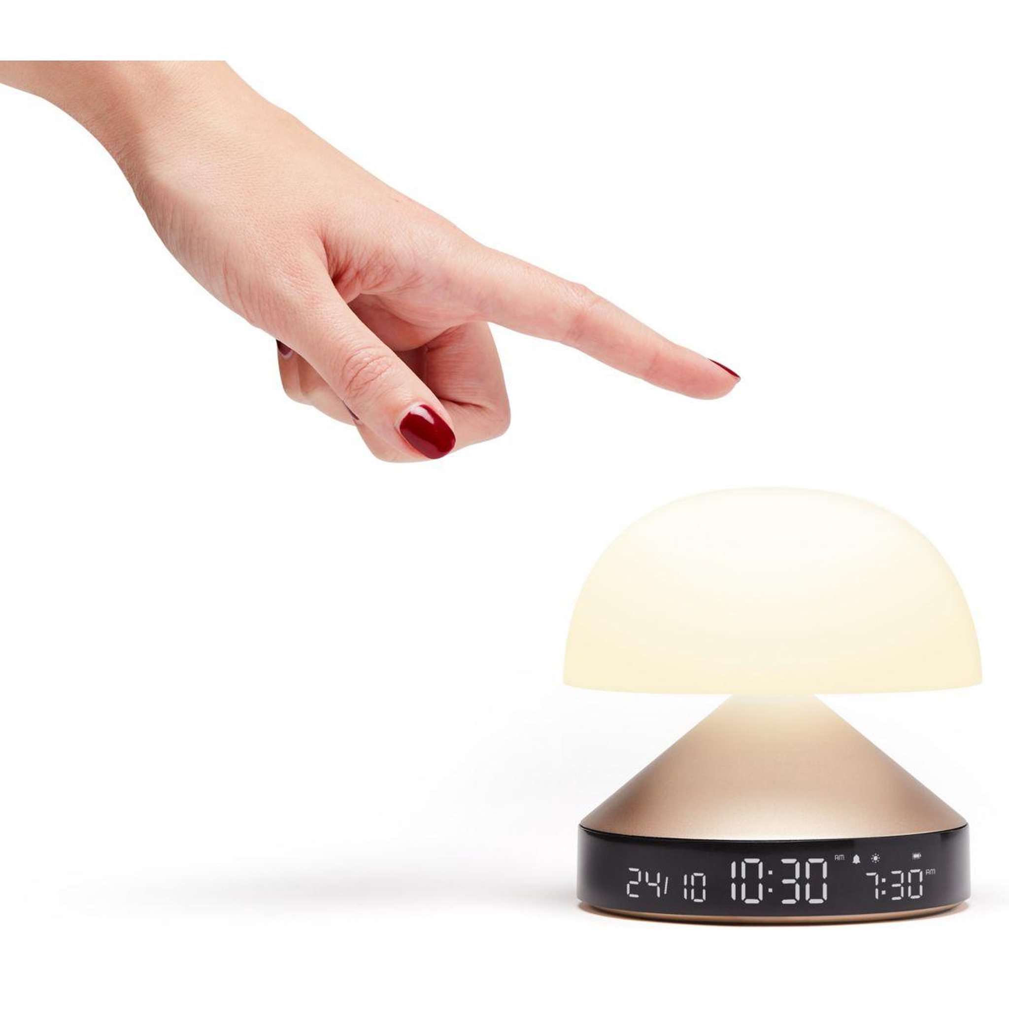 Voir la diapositive 2 : LEXON Réveil mina sunrise simulateur d'aube or