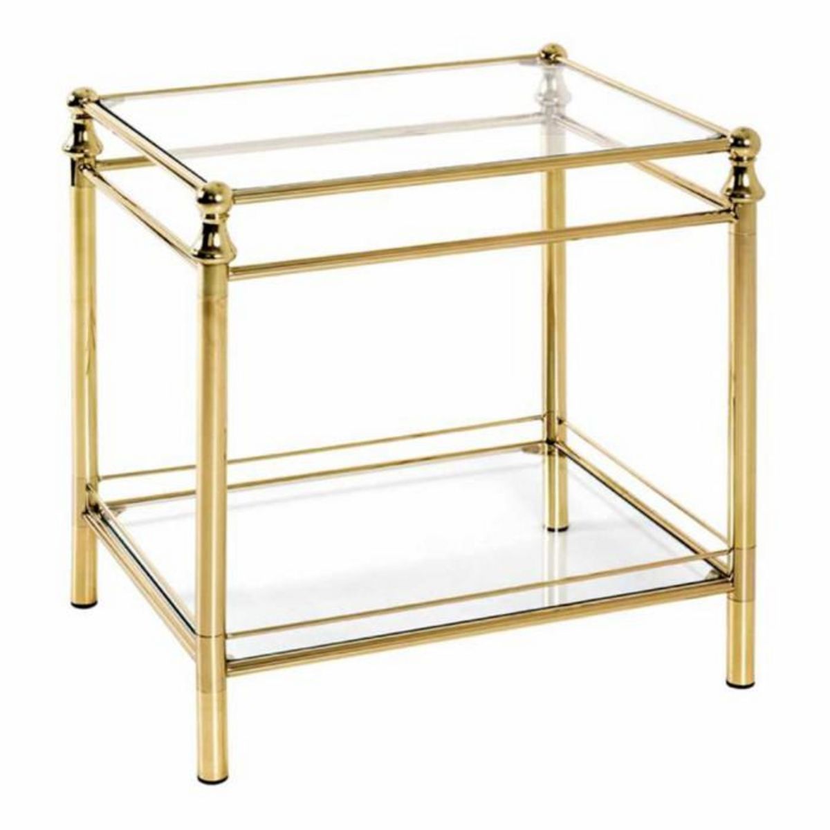 Paris Prix Table d'Appoint Design  Laitonné  53cm Or