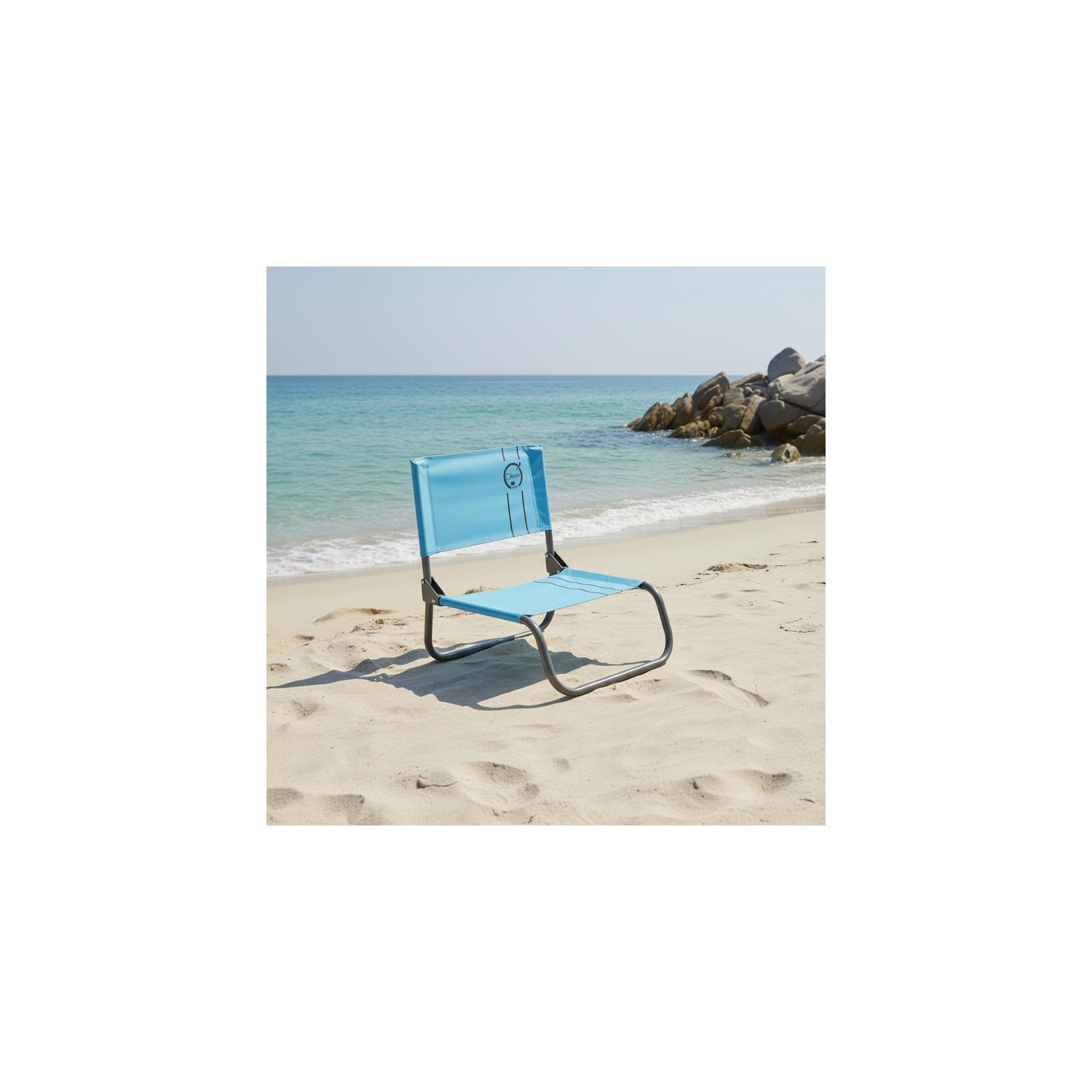 Voir la diapositive 3 : O'Beach Lot de 2 chaises cale-dos de plage 1 pliure - o'beach - dimensions : 40 x 50 x 45 cm