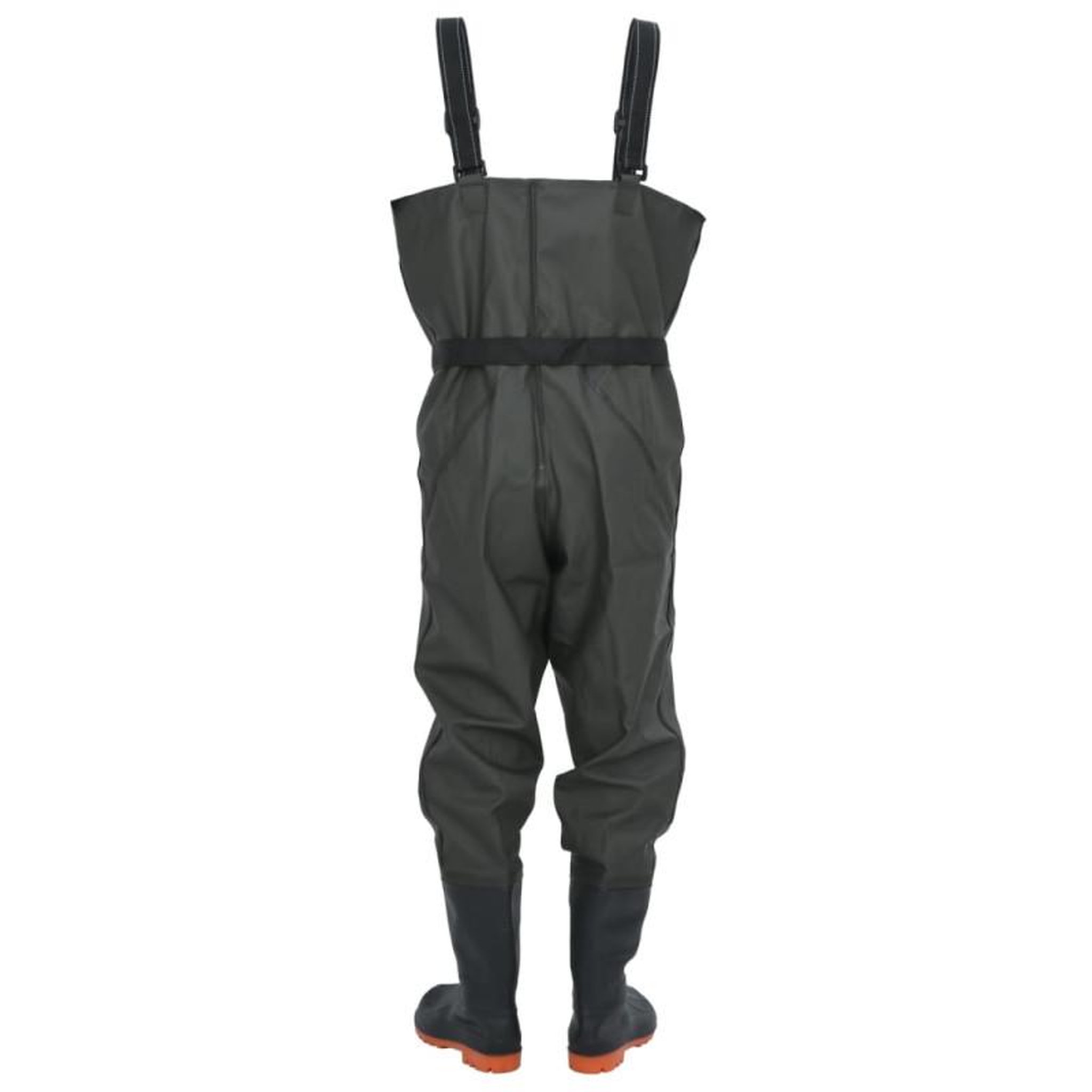 Voir la diapositive 4 : VIDAXL Cuissardes avec bottes et ceinture vert foncé taille 46