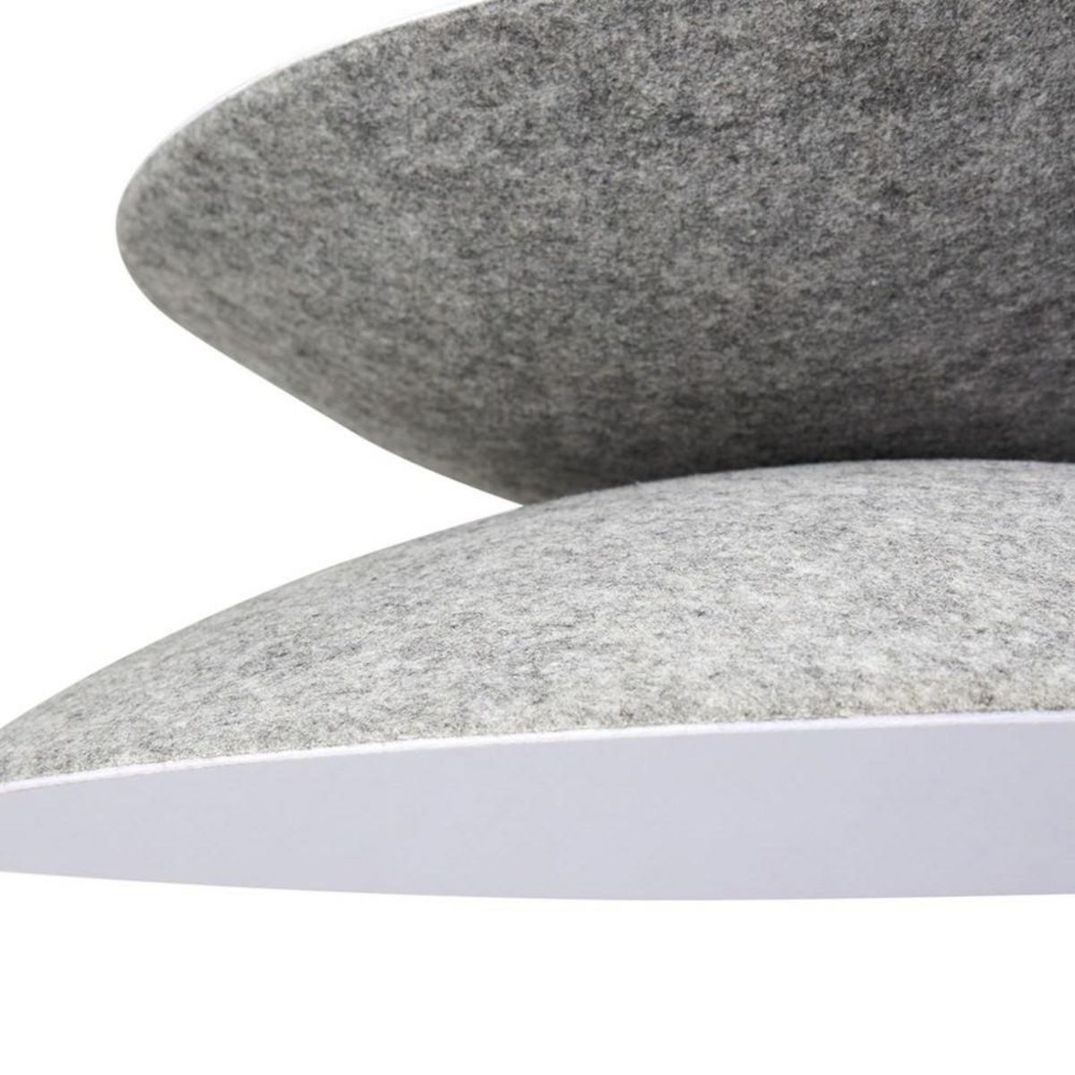 OSTARIA Suspension grise et blanche en feutre