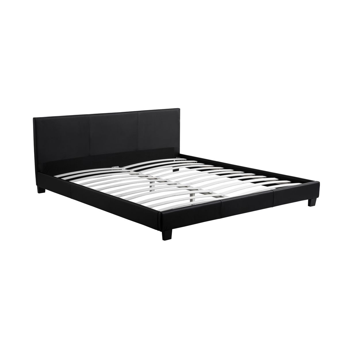 Lit avec tête de lit et sommier à lattes 140x190 cm MARTIN