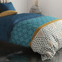 Voir la diapositive 2 : ATELIER DU COTON Parure housse de couette 100% coton 57fils oda