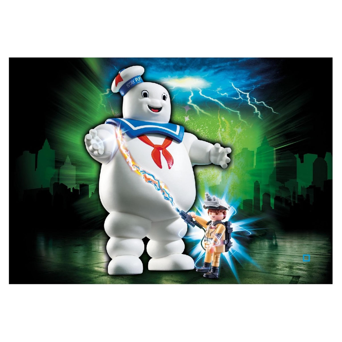 PLAYMOBIL 9221 - Ghostbusters - Fantôme Stay Puft et Stantz