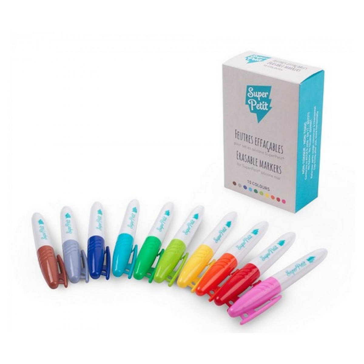 SUPER PETIT Boite de 10 feutres pour silicone