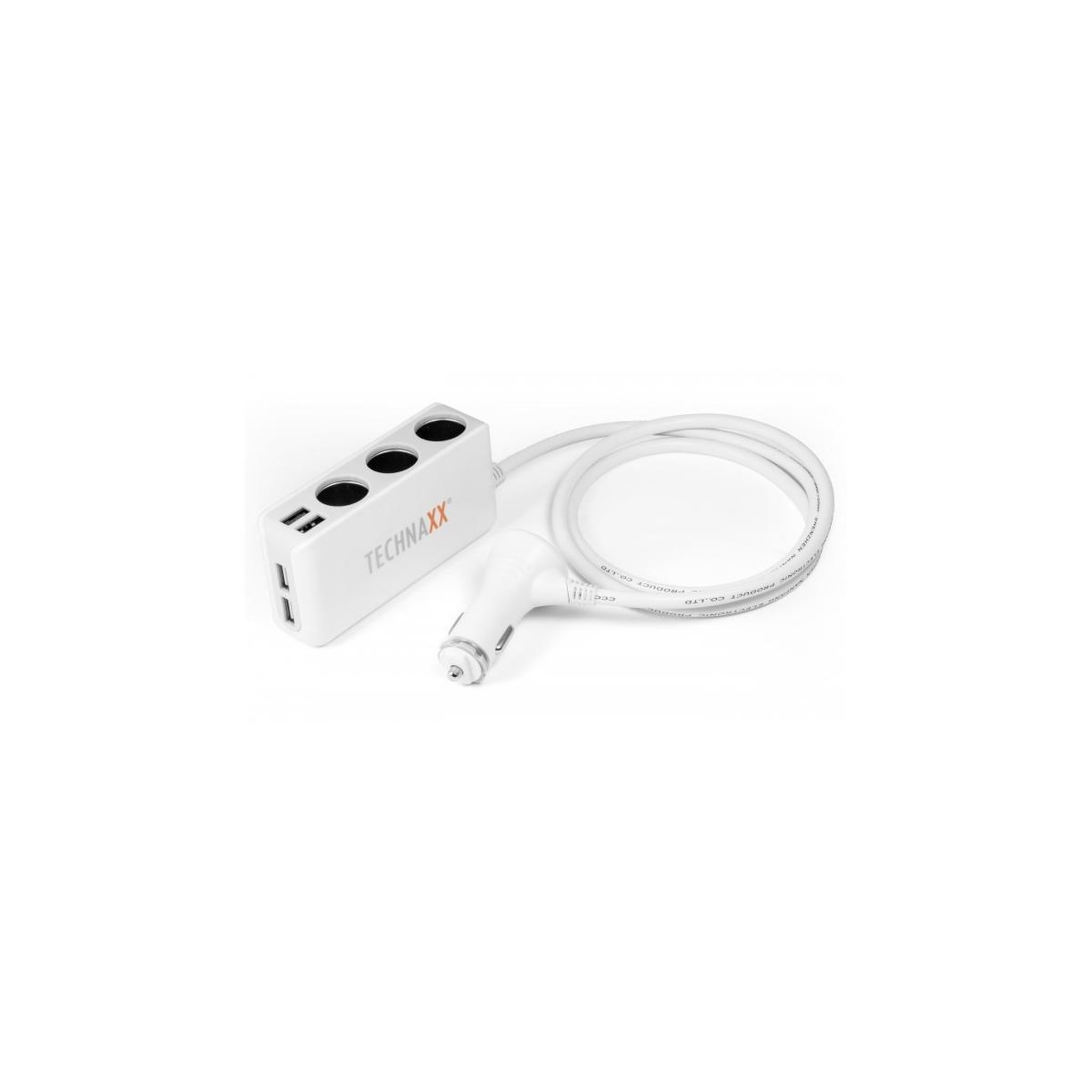 Voir la diapositive 2 : TECHNAXX Technaxx 4592 chargeur d'appareils mobiles universel gris, blanc allume-cigare auto