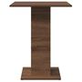 Voir la diapositive 5 : VIDAXL Table de bistro Chene marron 60x60x75 cm Bois d'ingenierie