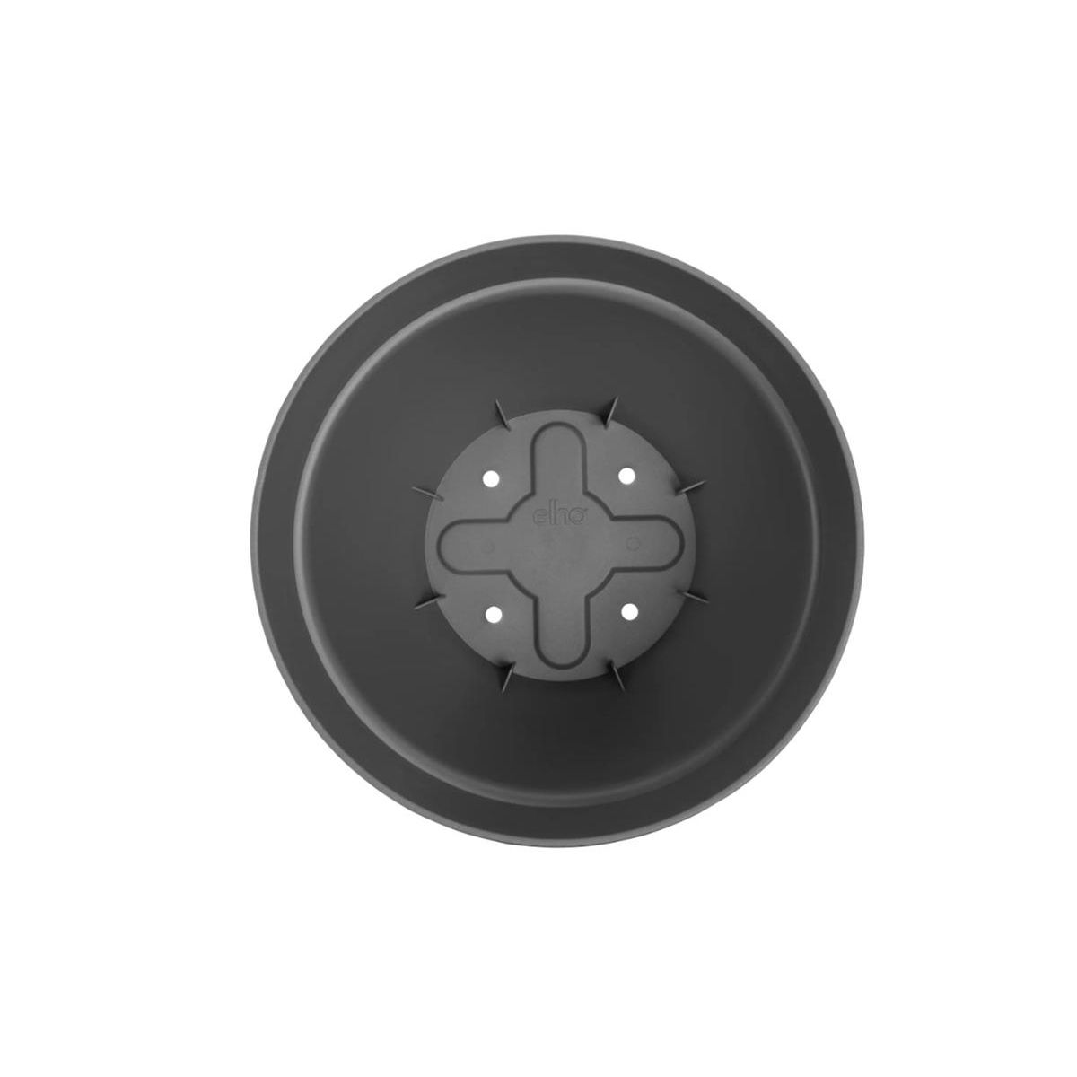 ELHO Pot de fleurs rond Vibia Campana - Ø 47 x H.40 cm - Anthracite - Elho