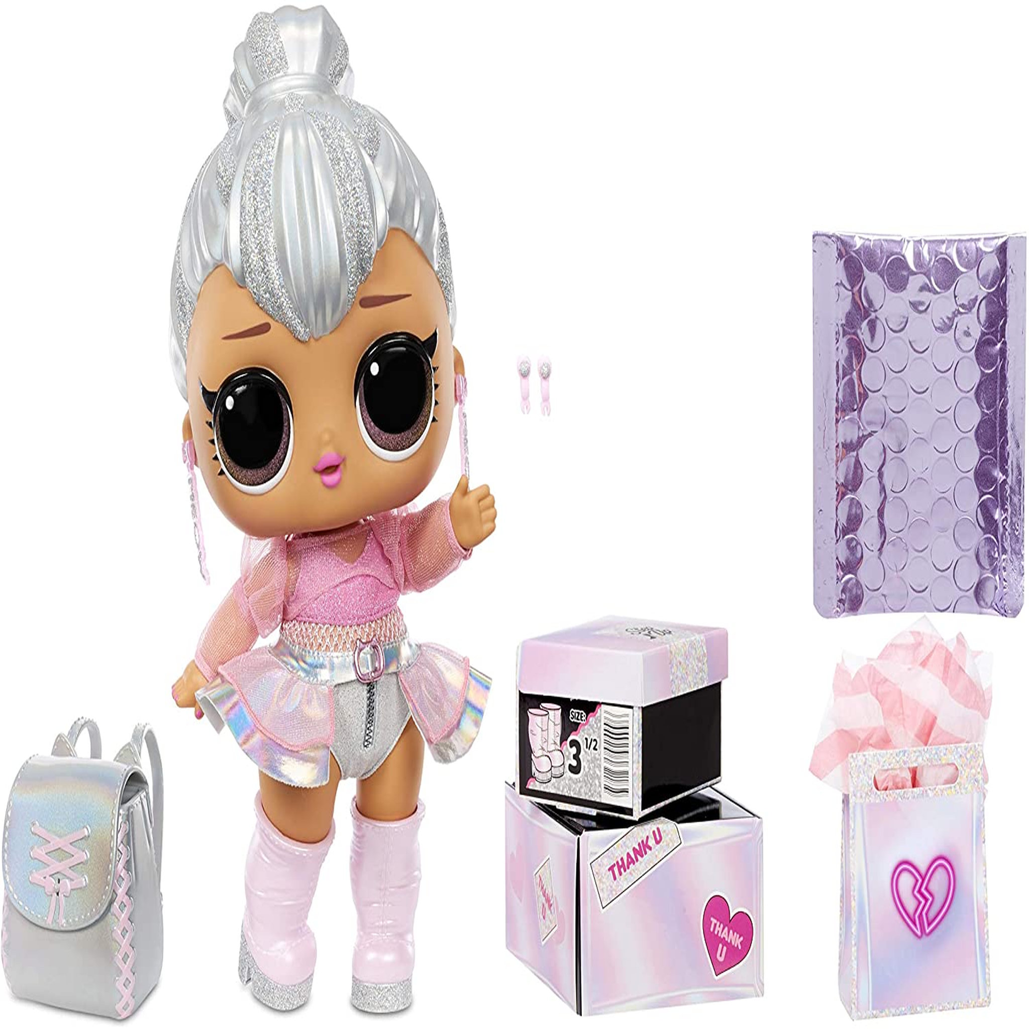Voir la diapositive 2 : MGA Grande Poupée LOL Surprise Big B.B Kitty Queen 28cm
