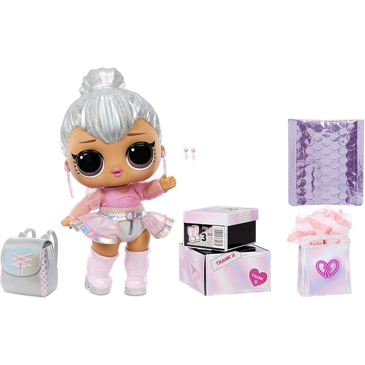 MGA Grande Poupée LOL Surprise Big B.B Kitty Queen 28cm