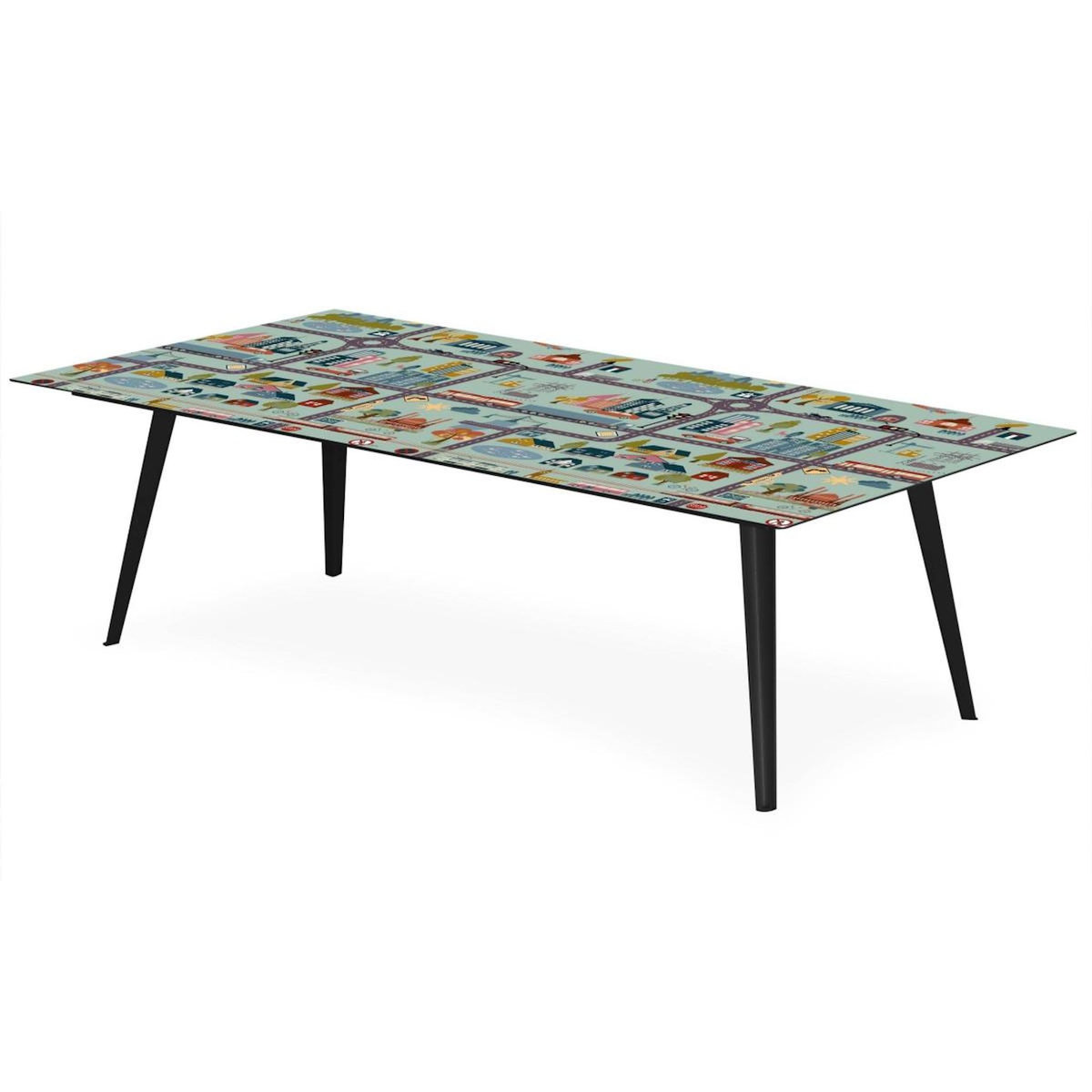 Paris Prix Table Basse 1 Cover  City  120cm Noir