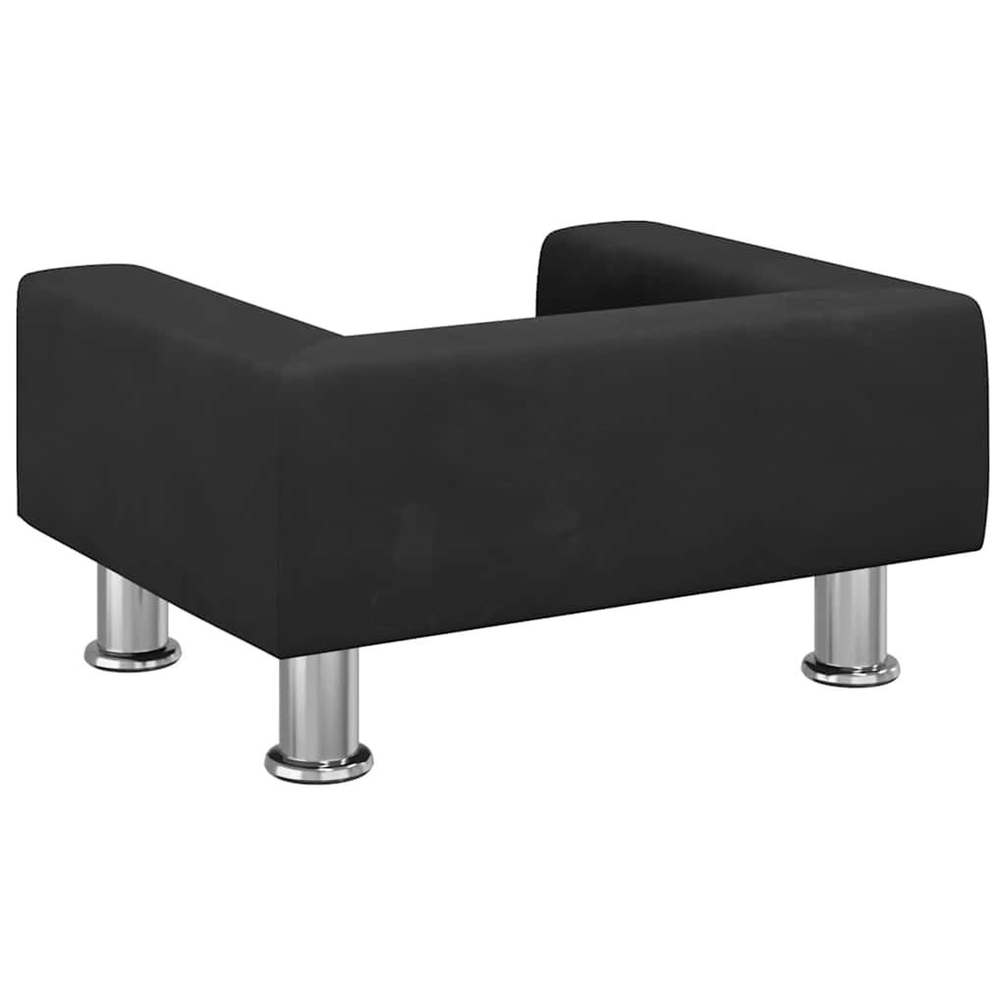 Voir la diapositive 5 : VIDAXL Lit pour chien noir 50x40x26,5 cm velours