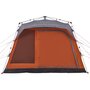 Voir la diapositive 5 : VIDAXL Tente familiale cabine 7personnes gris orange degagement rapide