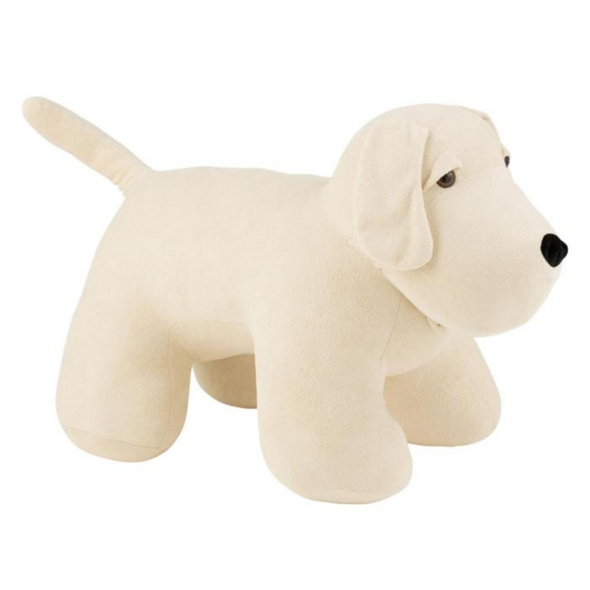 Paris Prix Cale-Porte Chien  Bouclé  81cm Écru