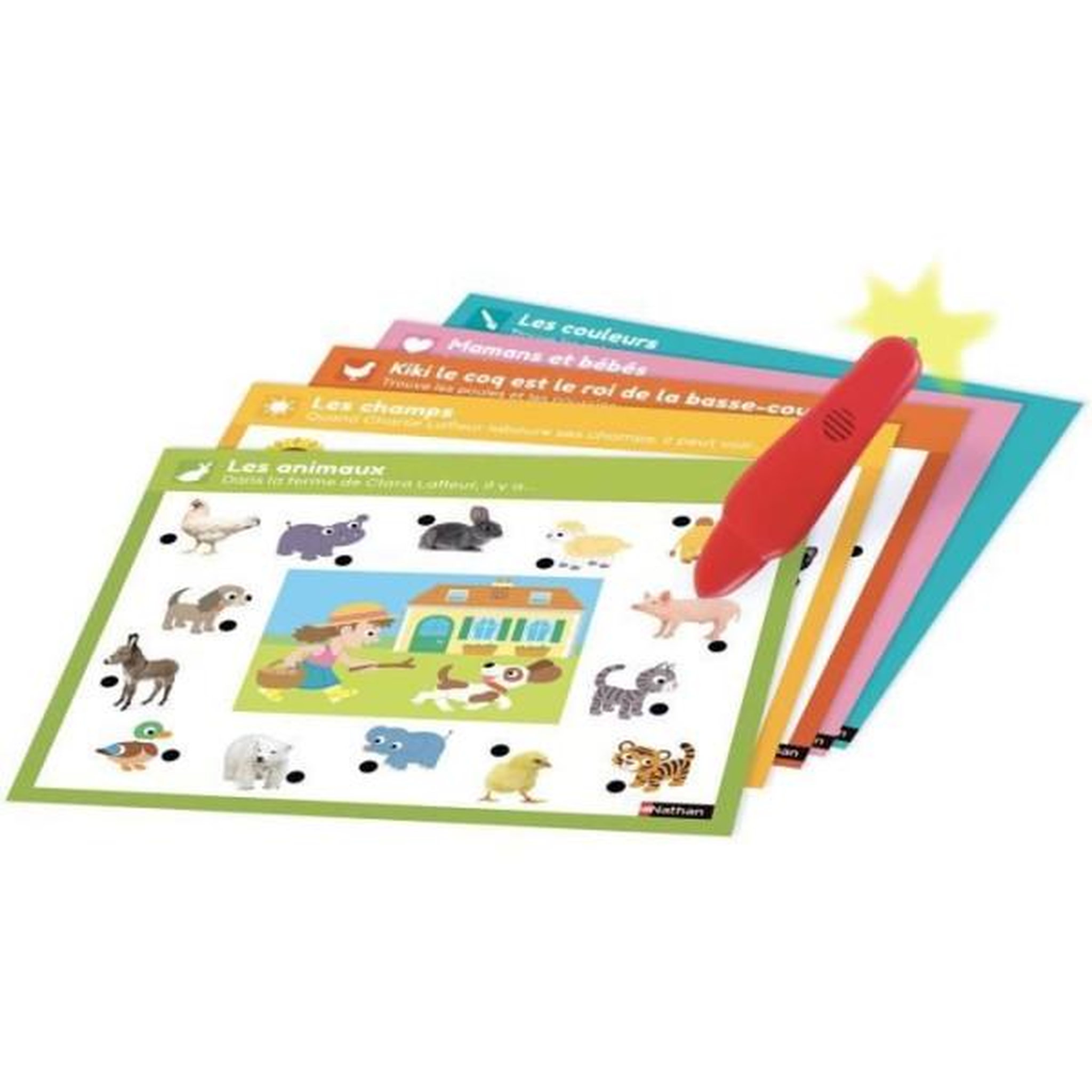 Voir la diapositive 2 : Nathan Jeu éducatif électronique - nathan - baby electro animaux de la ferme - pour enfants des 2 ans