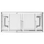 Voir la diapositive 4 : VIDAXL Table de travail pliable de cuisine 120x60x80 cm Inox