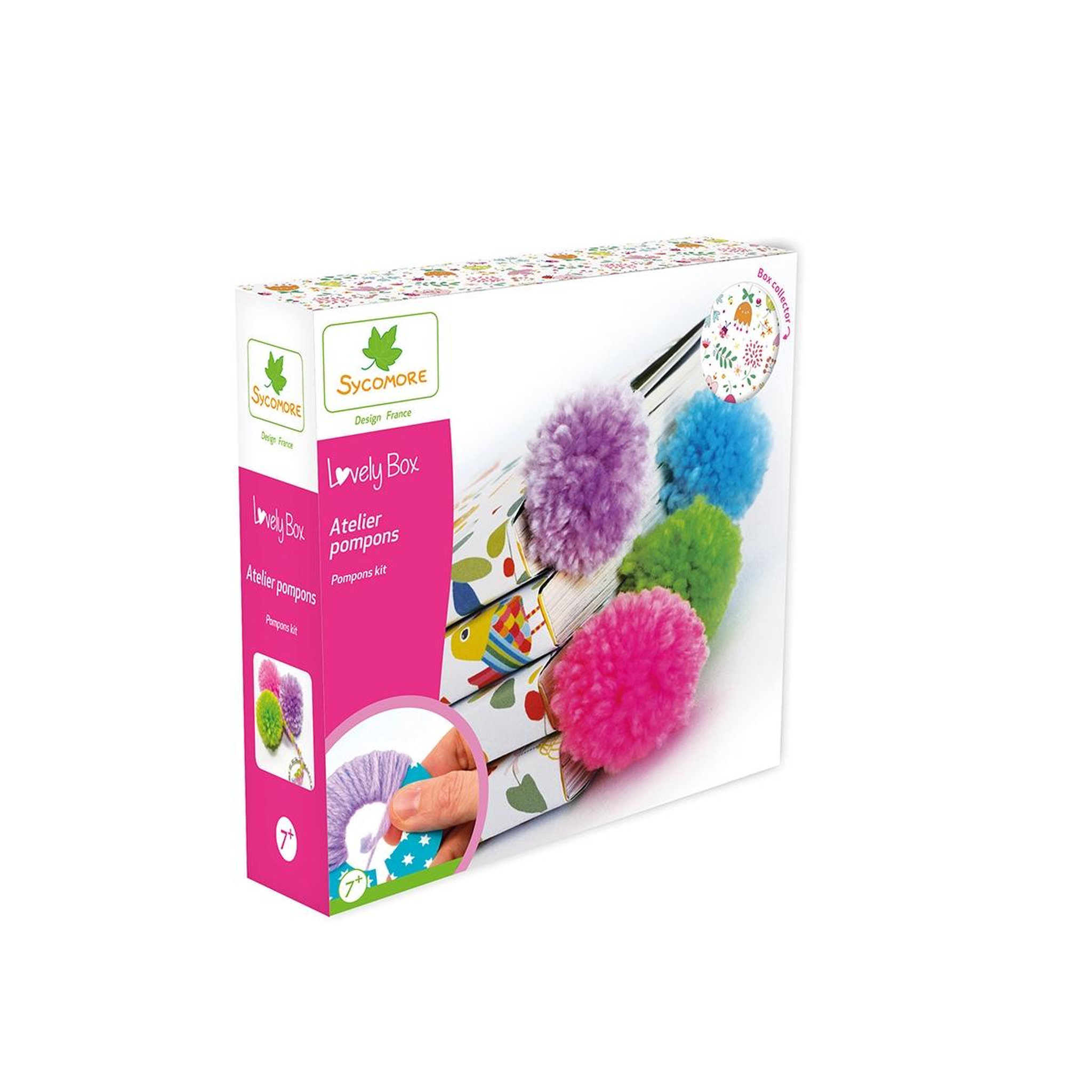 Au Sycomore Lovely box Petit modèle - Kit Pompons
