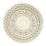 Paris Prix Décoration Murale  Ethnique  60cm Blanc & Or