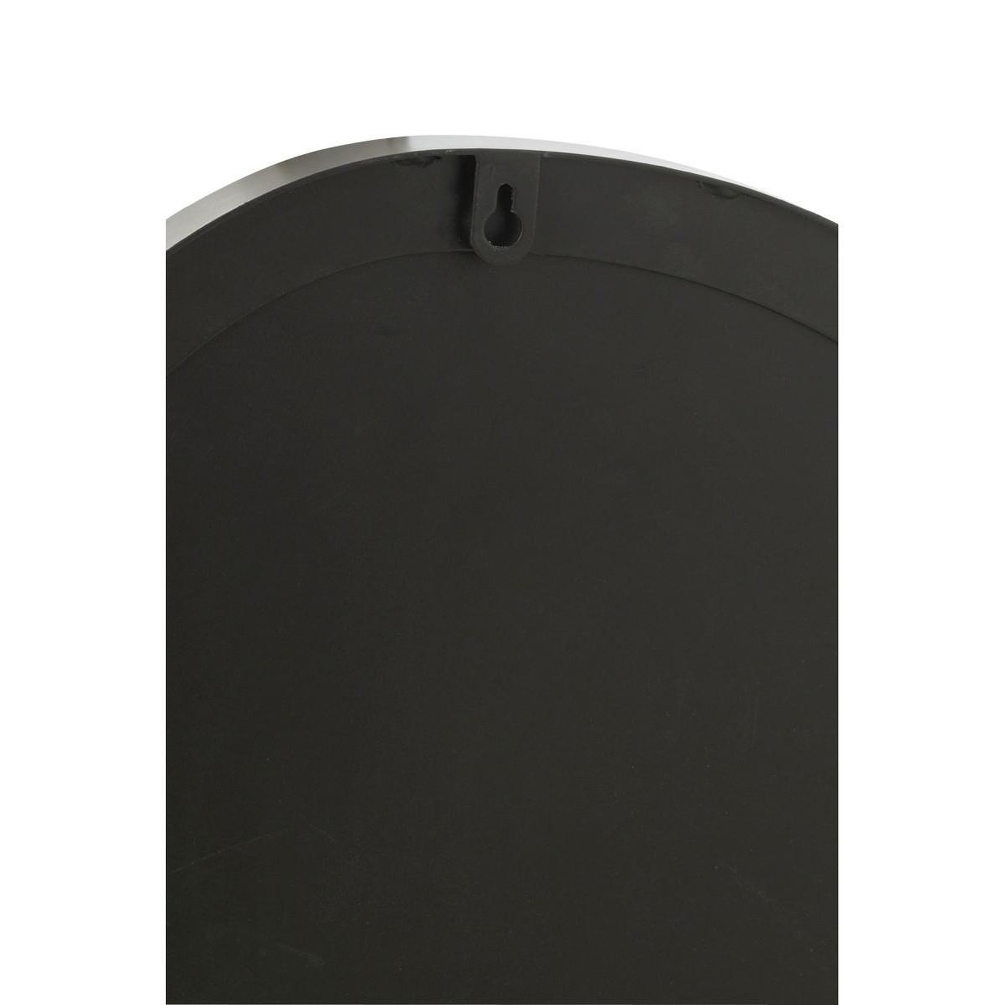 Voir la diapositive 3 : J-LINE Miroir mural en métal  extrema  49cm noir