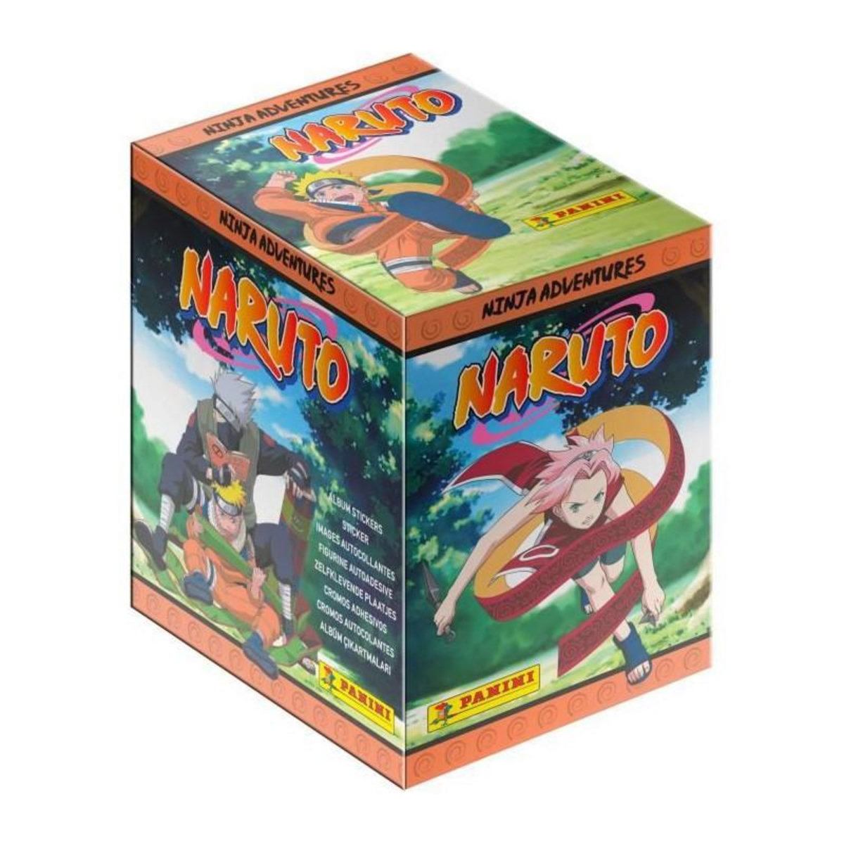 Panini Boîte de 36 pochettes - PANINI - NARUTO - Les aventures d'un ninja - 180 stickers