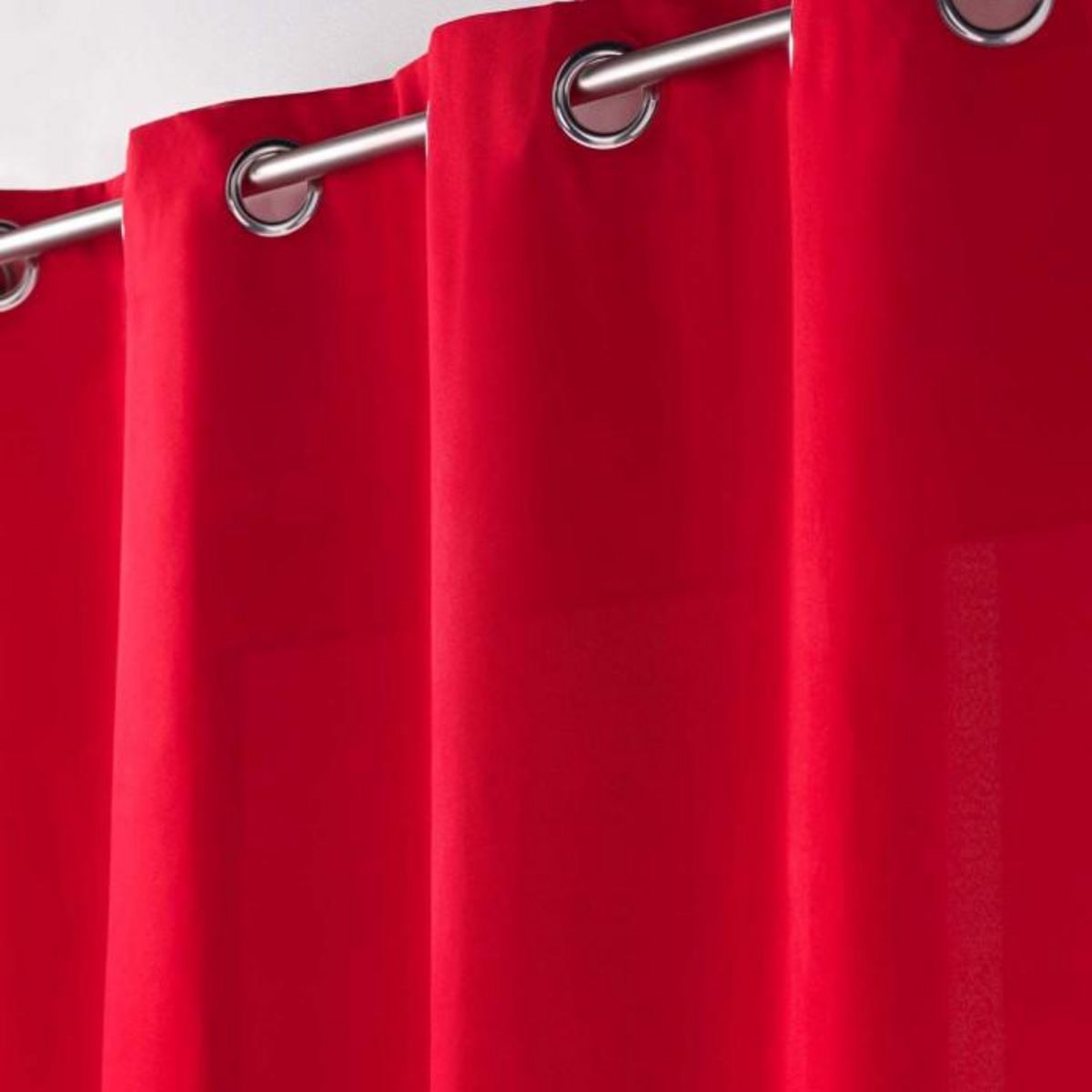 Paris Prix Rideau à Oeillets  Absolu  140x280cm Rouge