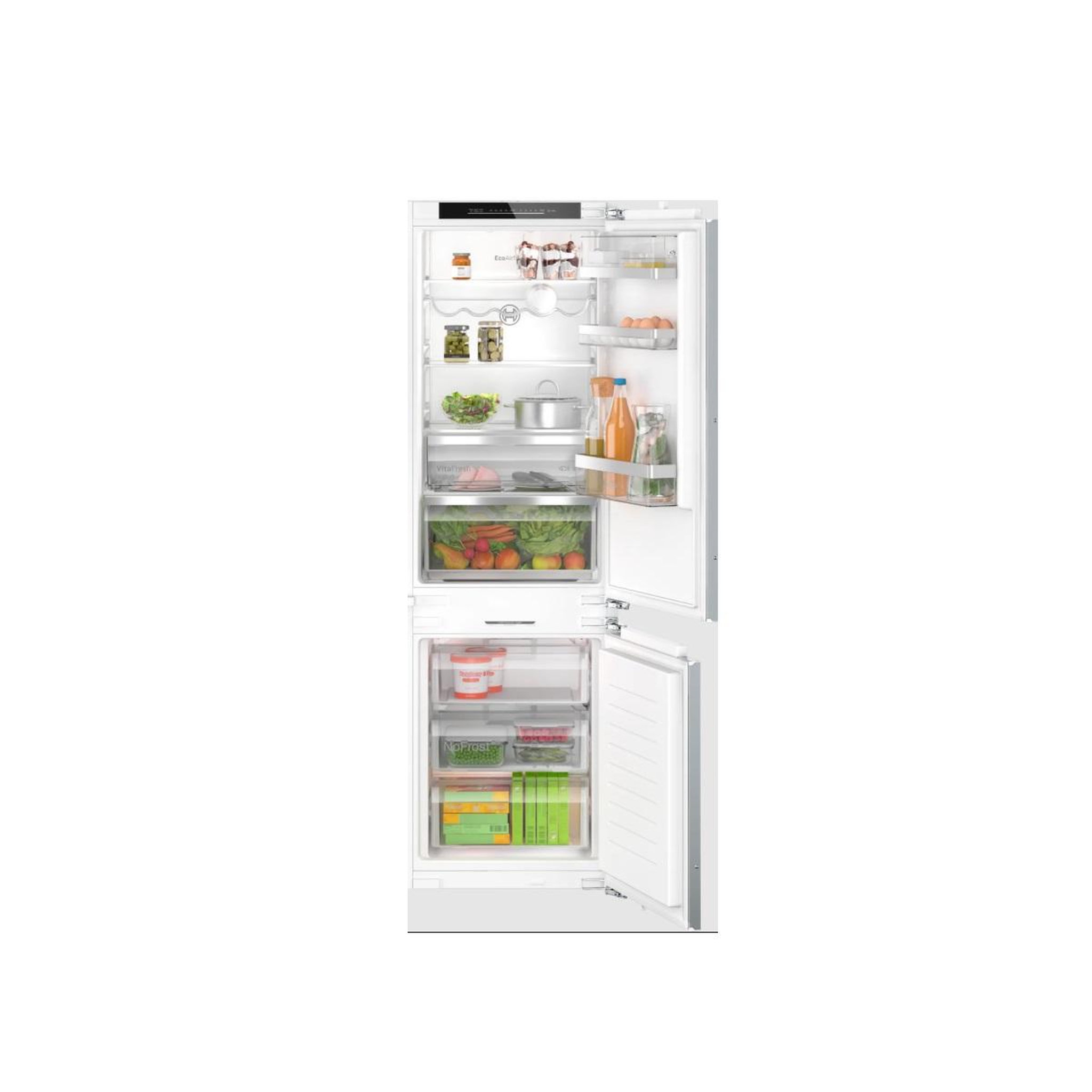 BOSCH Réfigérateur combiné 55cm 260l no frost blanc - kin86adb0