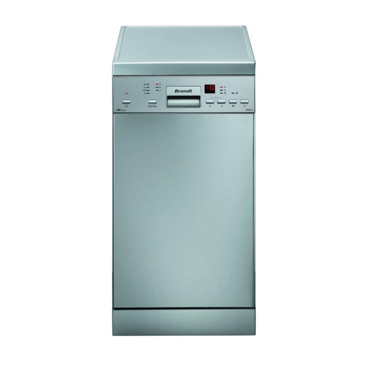 BRANDT Lave-vaisselle 45cm 10 couverts 47db inox - dfs1010x