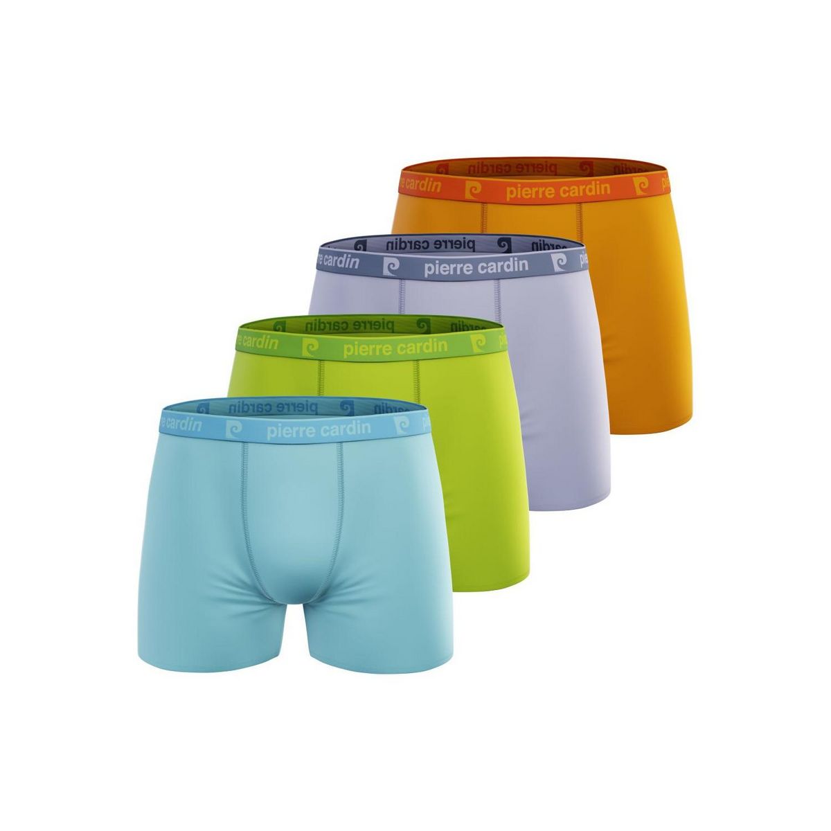 PIERRE CARDIN Lot de 4 boxers en coton homme Colors