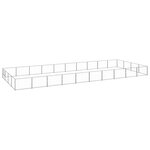 VIDAXL Chenil Argente 40 m² Acier