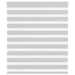 VIDAXL Store zebre gris clair largeur du tissu 120,9 cm polyester