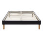 Voir la diapositive 3 : KING OF DREAMS Ensemble Sommier Tapissier et Matelas Mousse Soutien Ferme