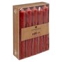 Voir la diapositive 3 : COMPTOIR DE LA BOUGIE Lot de 10 Bougies Bâton  Hugo  16cm Rouge
