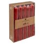 Voir la diapositive 3 : COMPTOIR DE LA BOUGIE Lot de 10 Bougies Bâton  Hugo  16cm Rouge