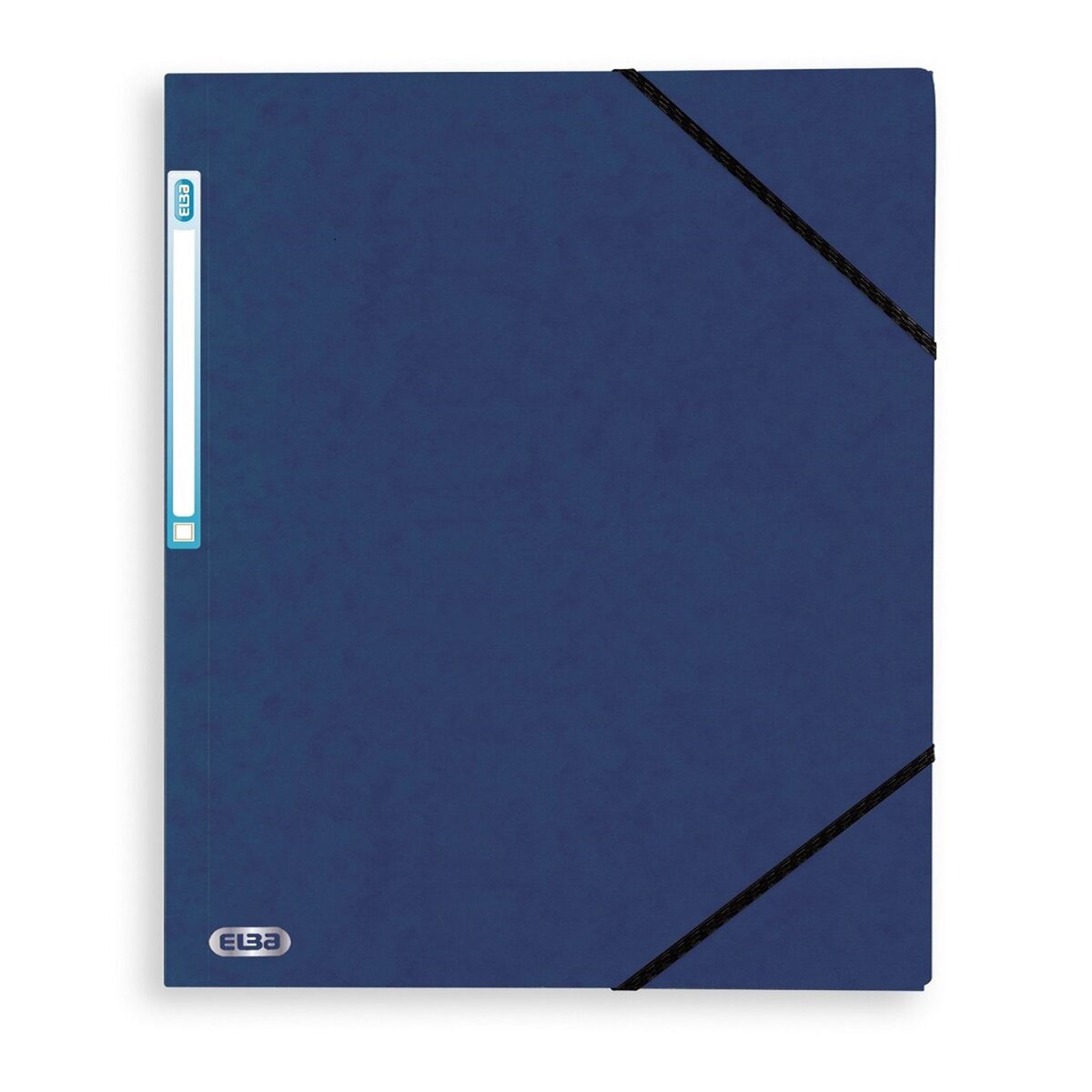 ELBA  Chemise cartonnée à élastiques 24x32cm bleu