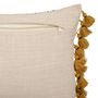 Voir la diapositive 2 : ATMOSPHERA Housse de Coussin  Rayures  30x50cm Ivoire & Ocre