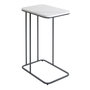 Voir la diapositive 1 : Paris Prix Table d'Appoint Effet Marbre  Alba  67cm Blanc & Noir