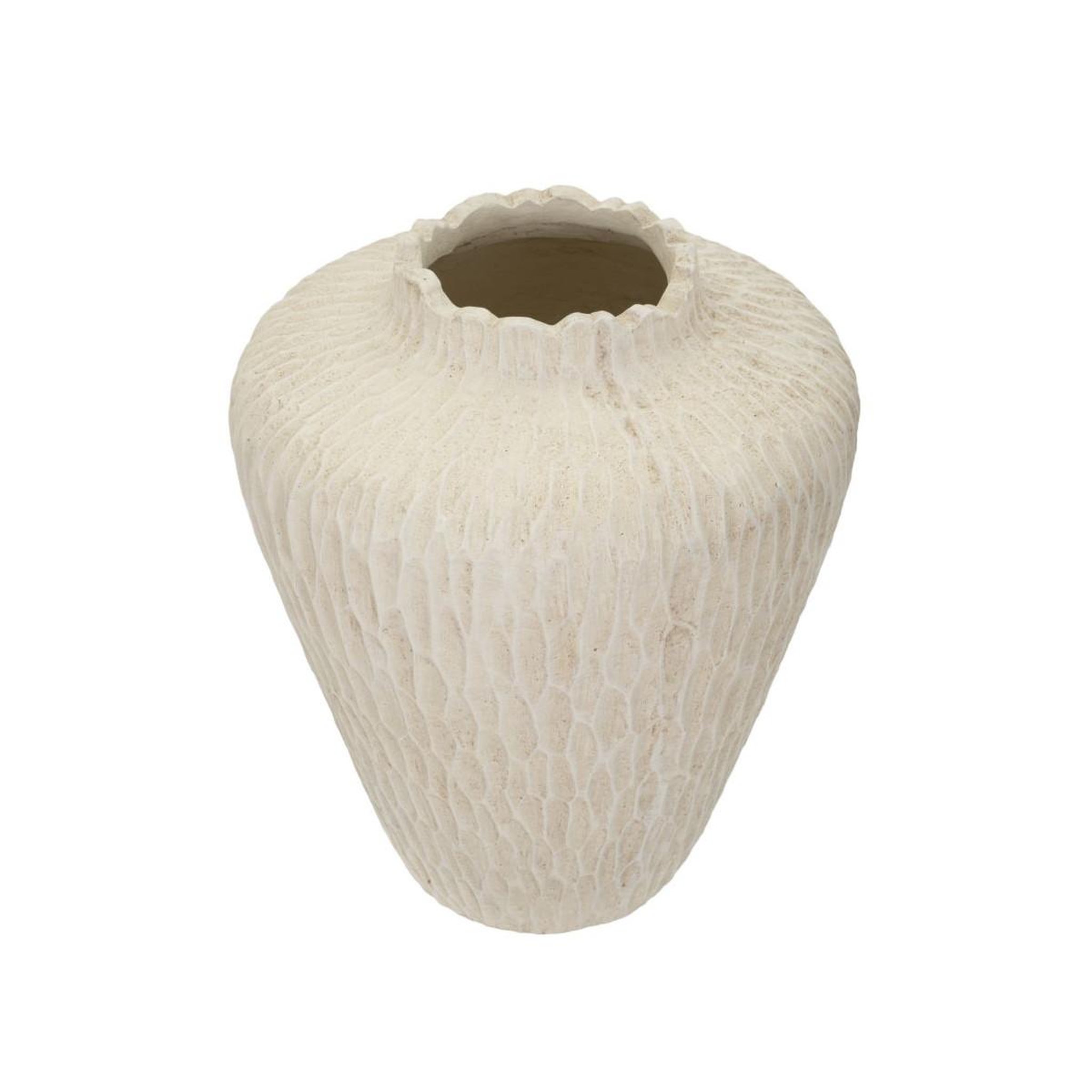 Voir la diapositive 2 : Paris Prix Vase design  shade  40cm crème