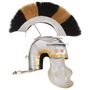 Voir la diapositive 2 : VIDAXL Casque de soldat romain antique pour GN Argenté Acier