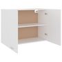 Voir la diapositive 5 : VIDAXL Armoire suspendue Blanc 80x31x60 cm Bois d'ingenierie