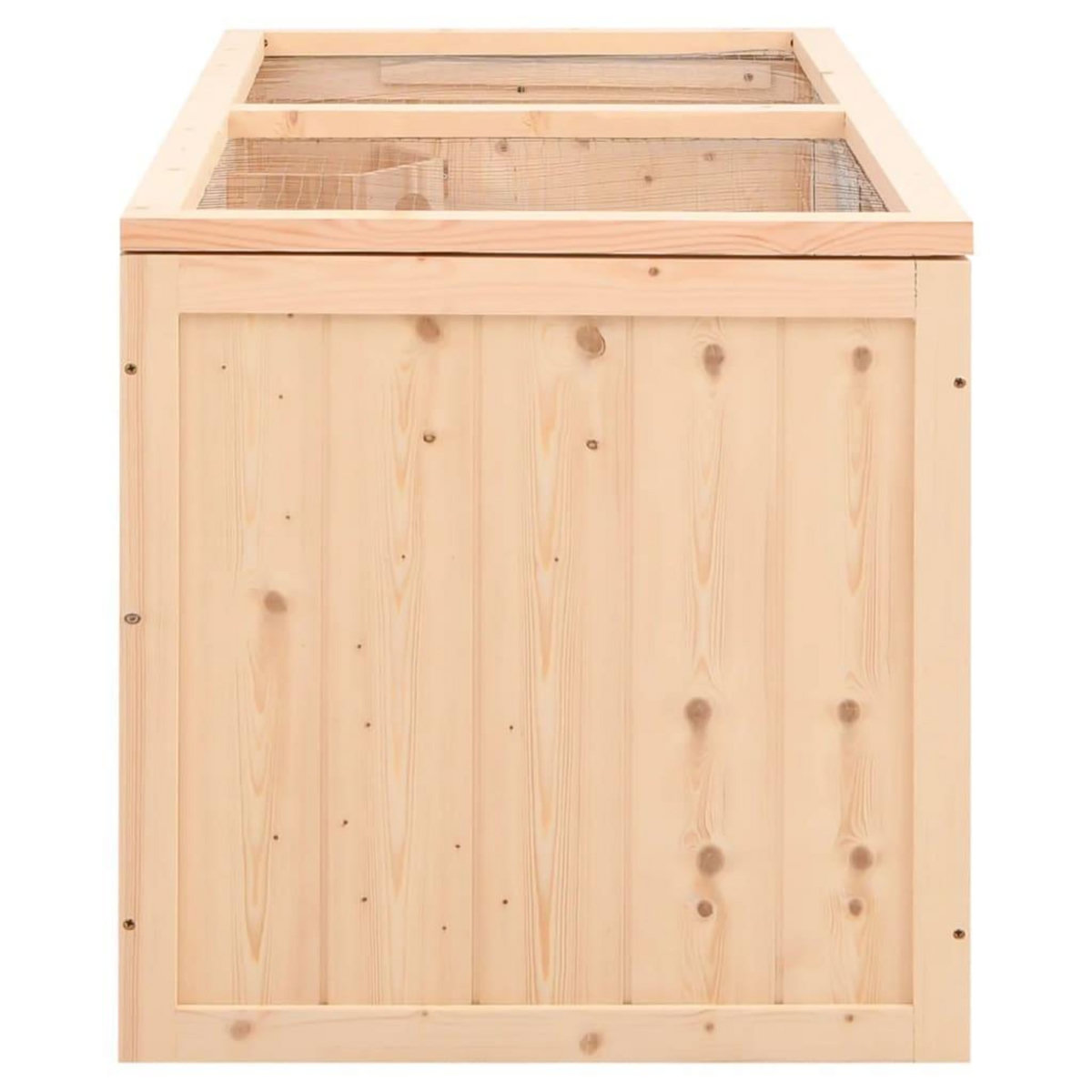 VIDAXL Cage a hamster 89,5x45x45 cm bois massif de sapin