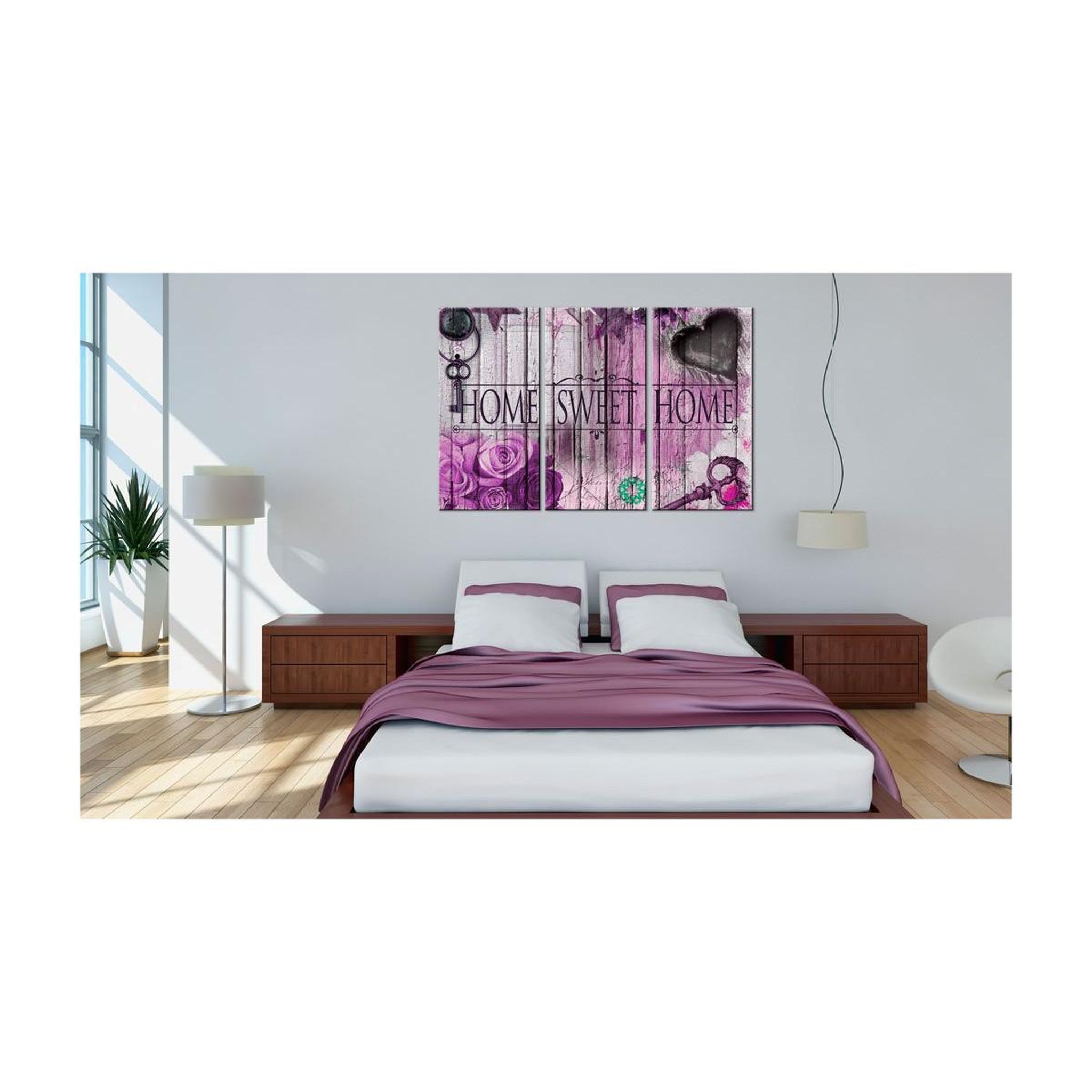 Voir la diapositive 2 : Paris Prix Tableau imprimé  purple haze