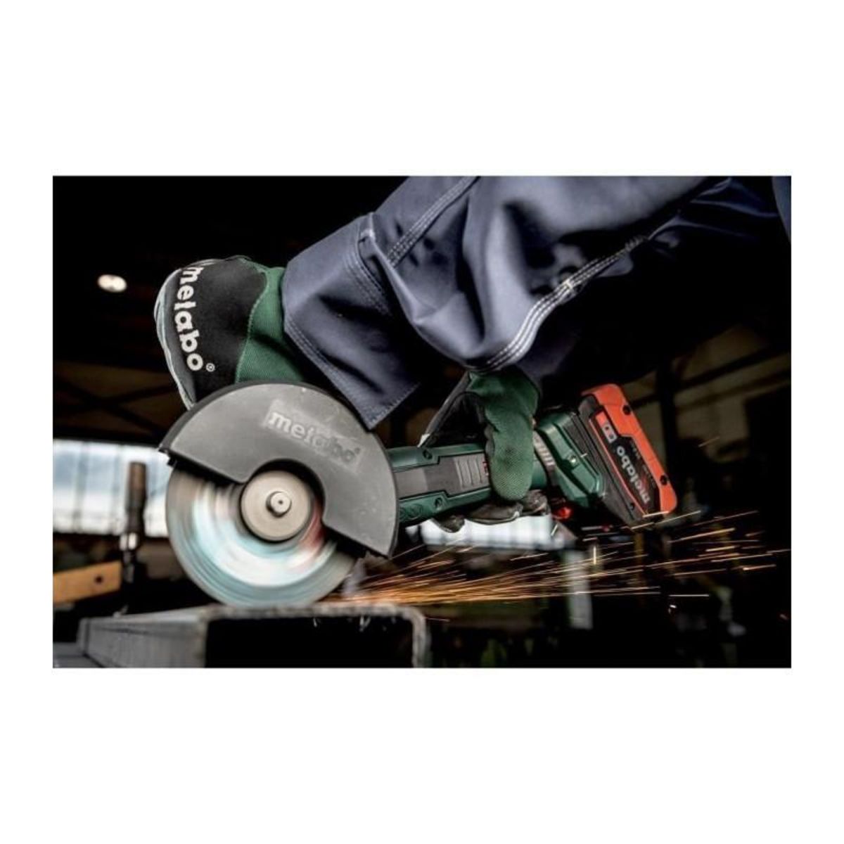 METABO Meuleuse d'angle sans fil - METABO - WPB 18 LT BL 11-125 Quick - 18 V - MetaBOX 165 L