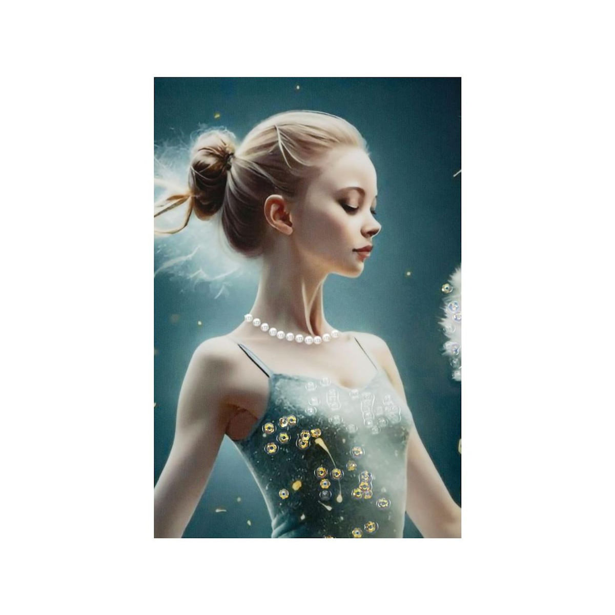 Paris Prix Tableau Peinture  Dancing I  72x102cm Multicolore