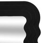 Voir la diapositive 3 : ATMOSPHERA Miroir en bois VAGUES - 40 x 55 cm - Noir