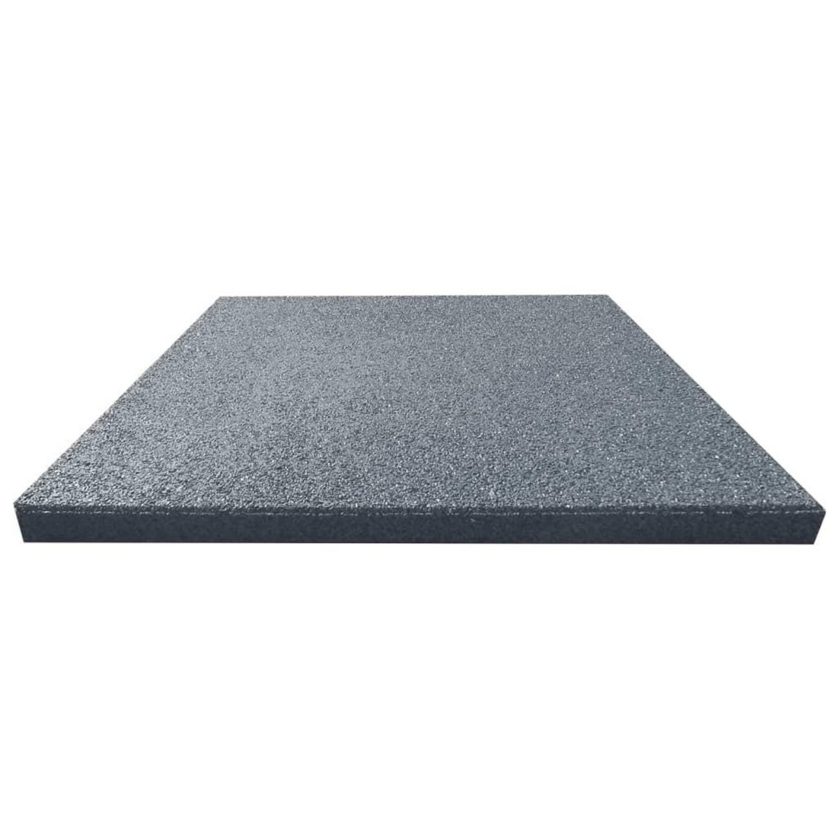 VIDAXL Carreaux de protection antichoc 18pcs Caoutchouc 50x50x3cm Gris